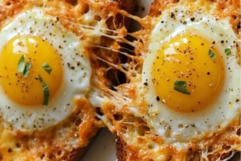 Baked Egg Toast Recipe