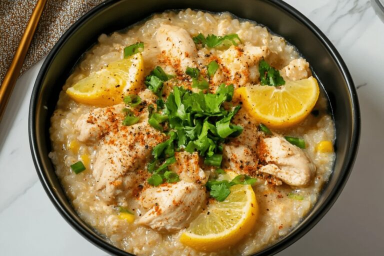Chicken Arroz Caldo (Chicken Rice Porridge) Recipe