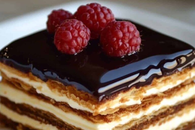 Chilled Eclair Delight No-Bake Cake of Creamy Layers Recipe