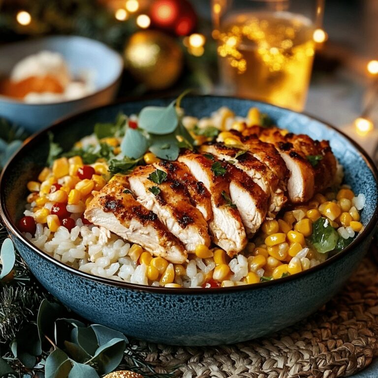 Peppy Street Corn Chicken Rice Bowl Recipe