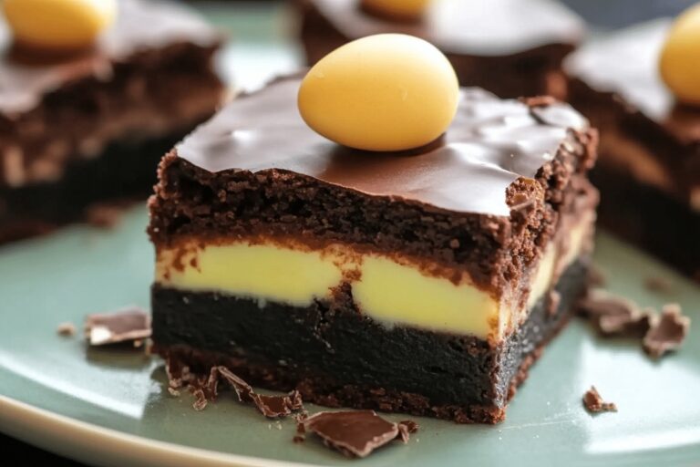 Cadbury Egg Brownies Recipe
