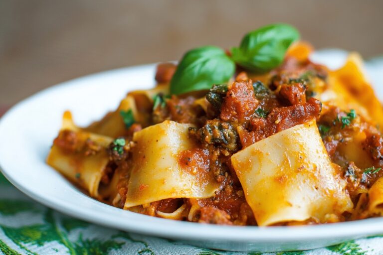 Paccheri Chorizo Truffle Recipe