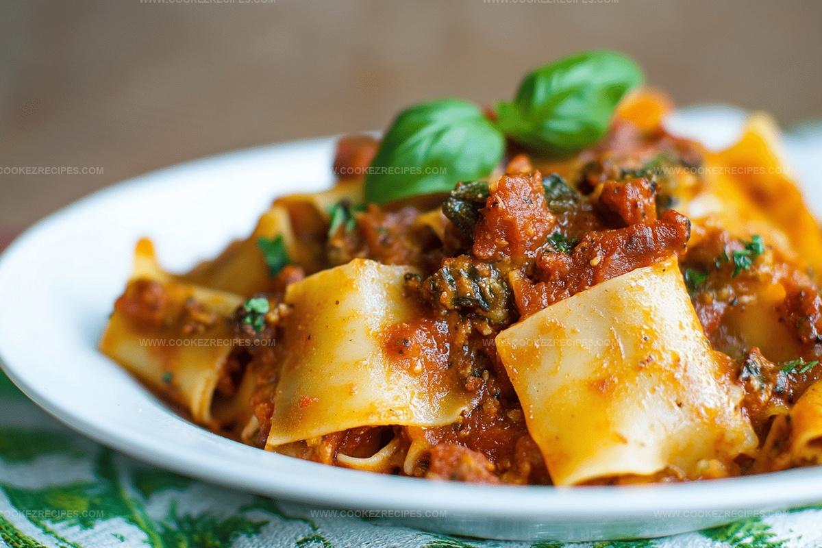 Paccheri Chorizo Truffle Recipe