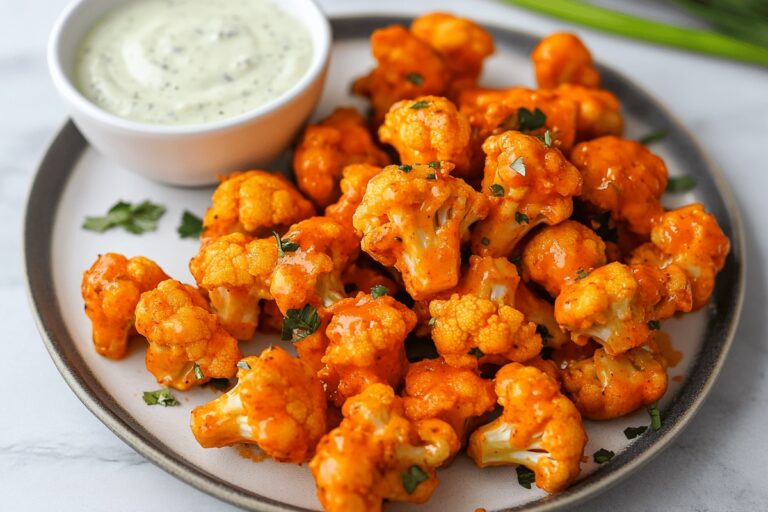 Air Fryer Buffalo Cauliflower Bites Recipe