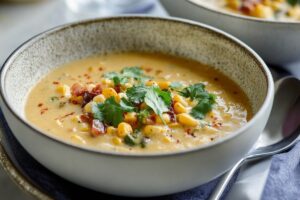 Roasted Poblano Corn Chowder Recipe
