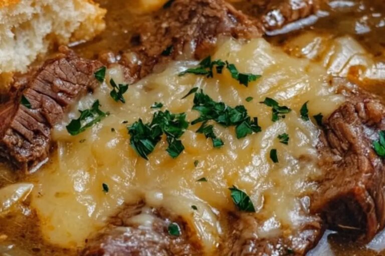 French Onion Beef Short Rib Soup Recipe