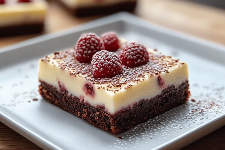 Raspberry White Chocolate Brownies Recipe