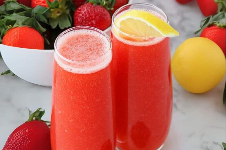 Strawberry Champagne Punch Recipe