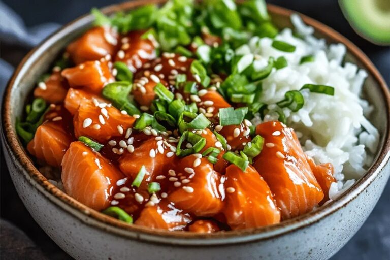 Crispy Salmon and Rice Bowl Recipe