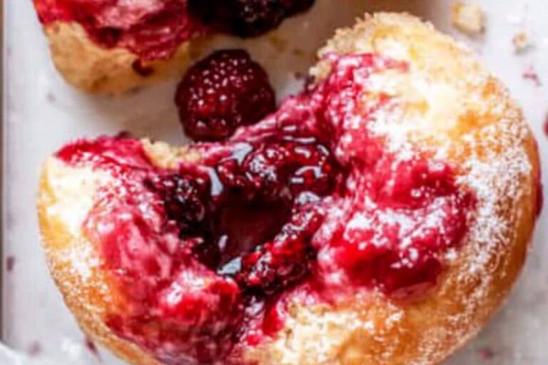 Baked Raspberry Donuts Recipe
