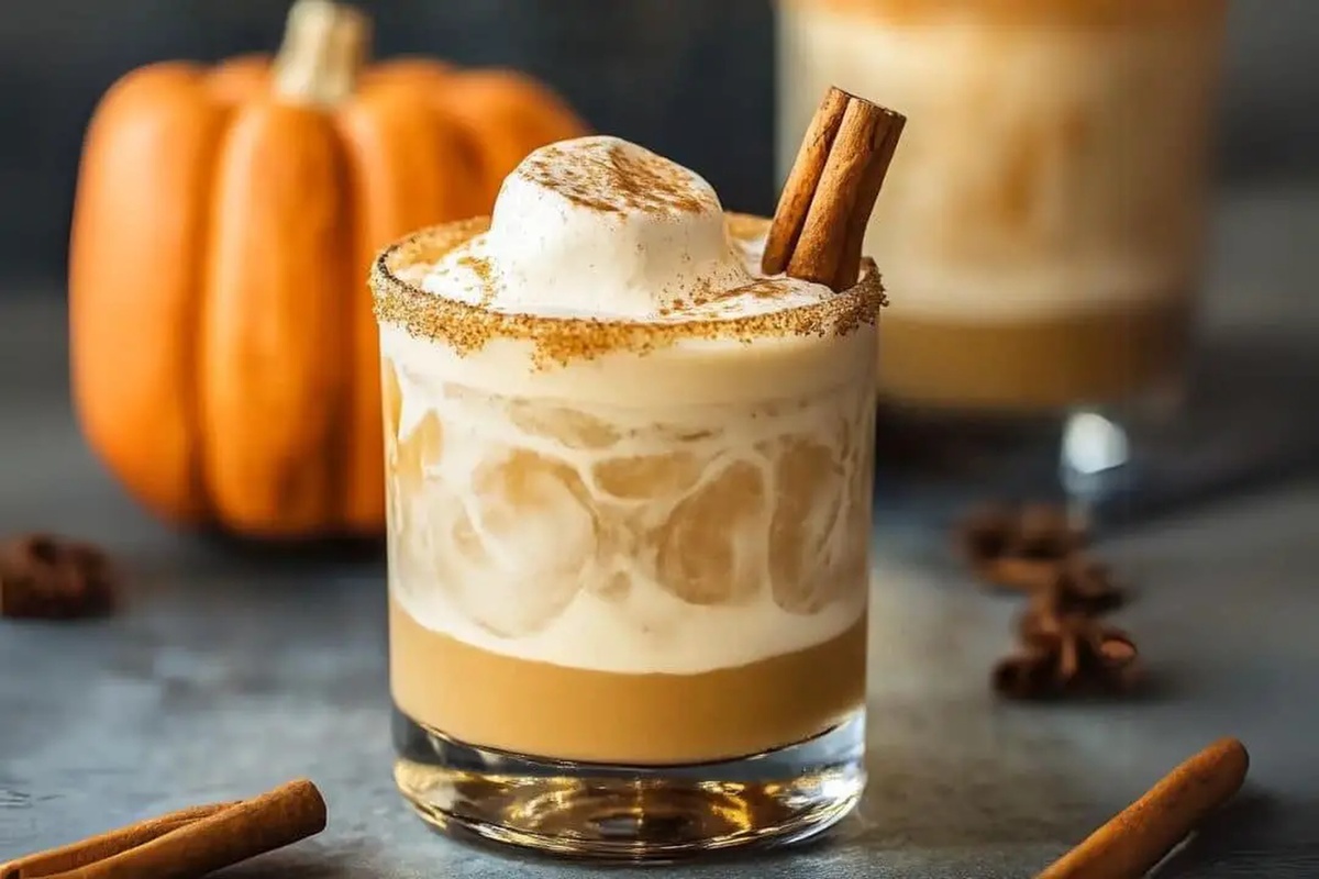 Pumpkin Spice White Russian Cocktail Recipe