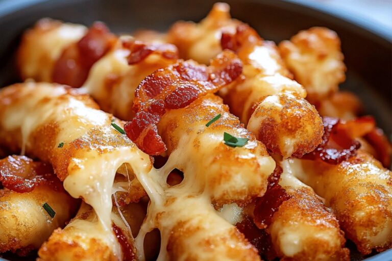 Cheese Fingers with Bacon Recipe