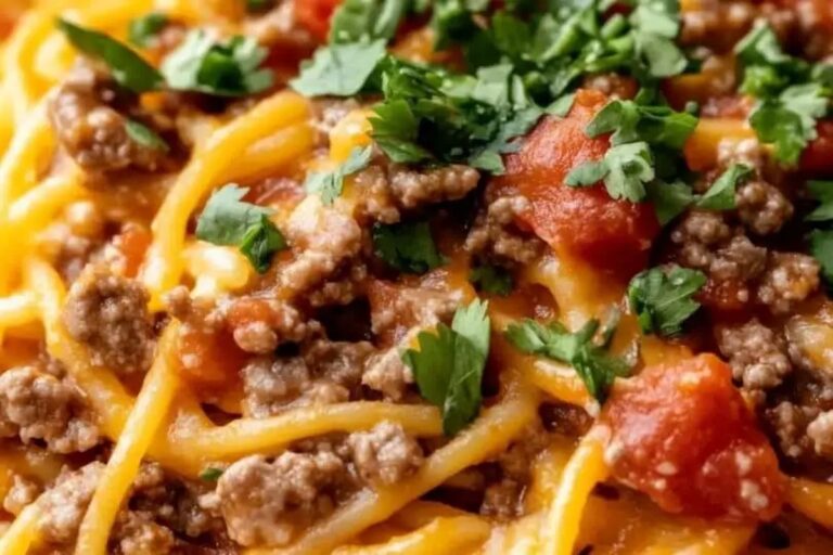 CrockPot Taco Spaghetti Recipe