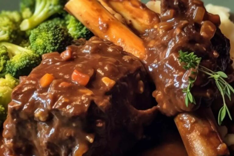Stout-Braised Lamb Shanks Recipe