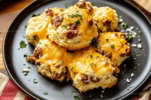 Cheesy Sausage Biscuits Recipe