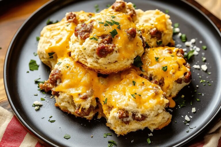 Cheesy Sausage Biscuits Recipe