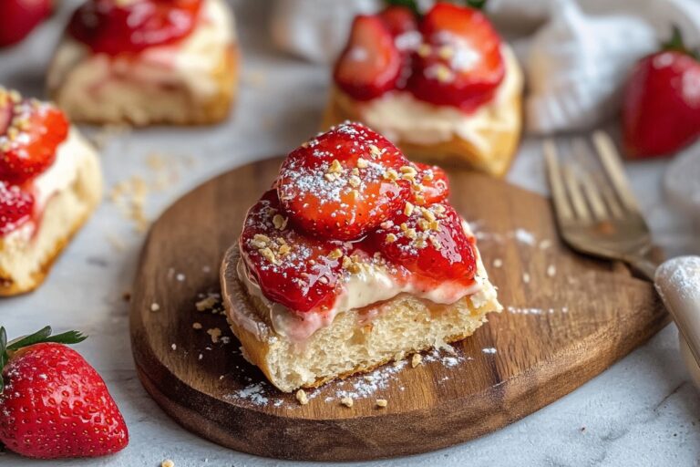 Strawberry Cheesecake Buns Recipe