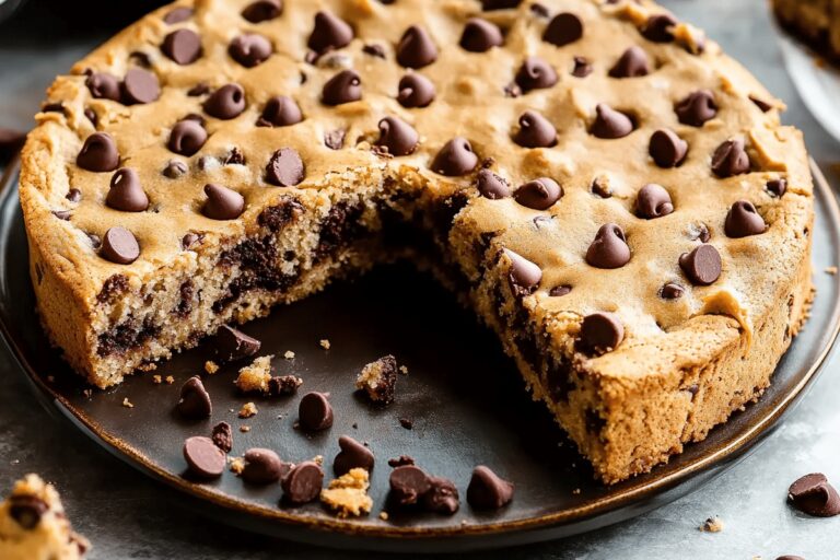 Chocolate Chip Cookie Cake Recipe