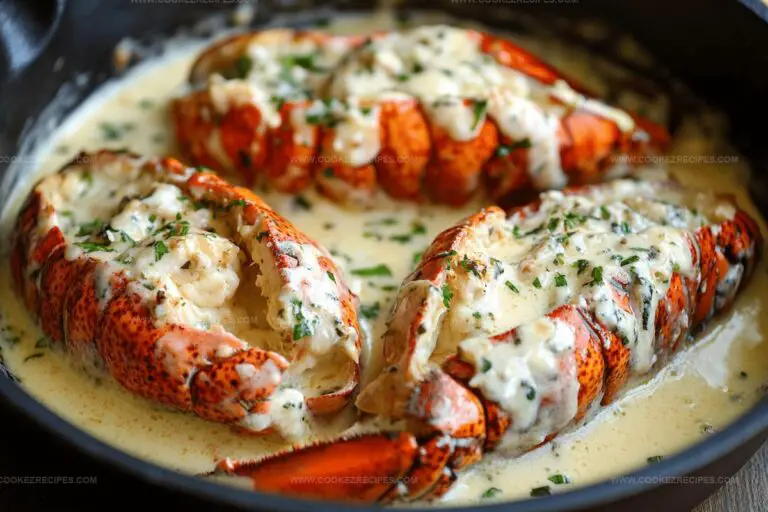 Creamy Garlic Butter Lobster Tails Recipe