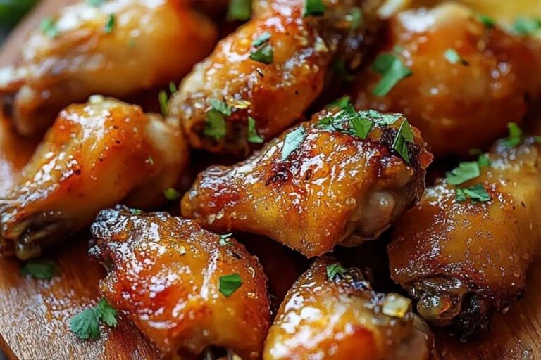 Baked Lemon Garlic Chicken Wings Zesty and Irresistible Recipe