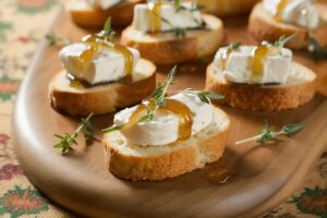 Crostini Appetizer with Goat Cheese Recipe