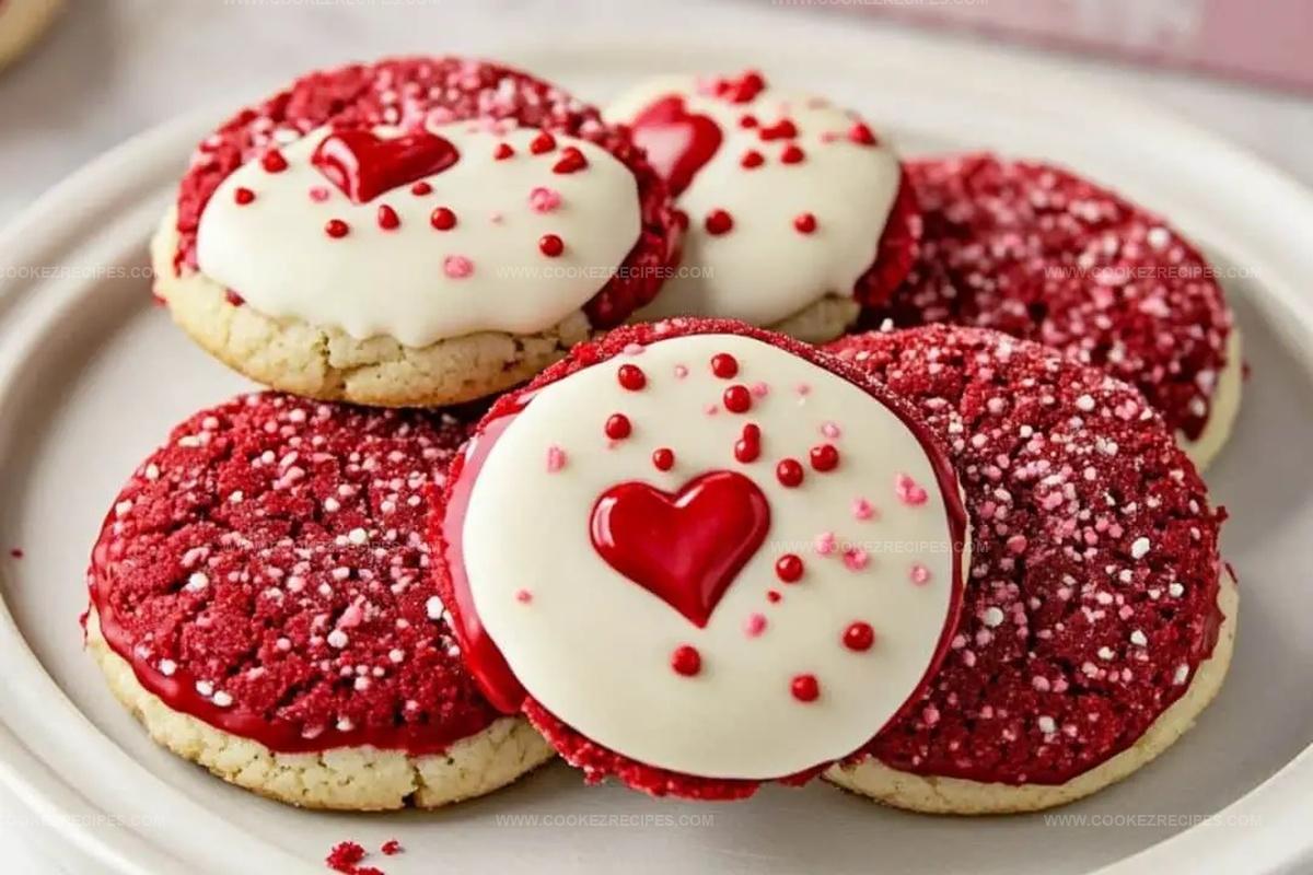 Valentines Day Red Velvet Cookies Recipe