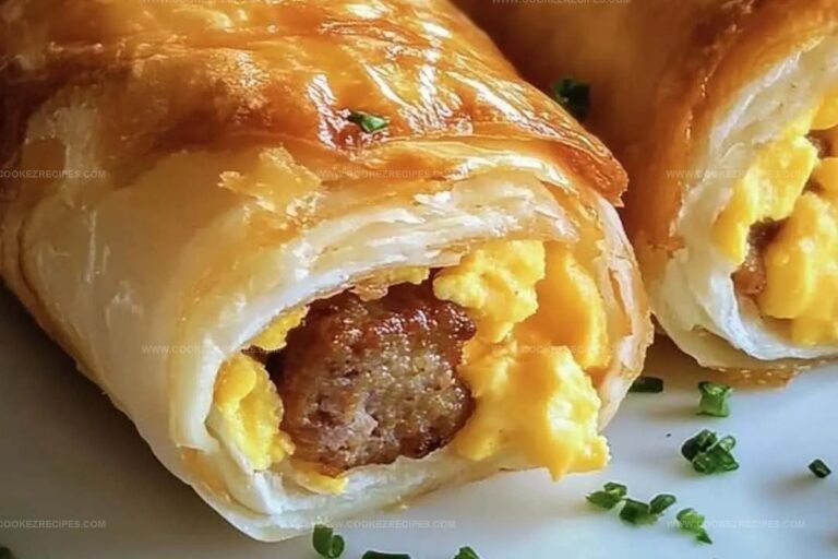 Sausage, Egg Breakfast Roll-Ups Recipe