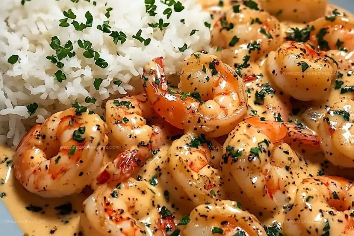 Easy Creamy Garlic Shrimp Recipe
