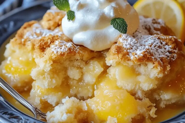 Magic Lemon Cobbler Recipe
