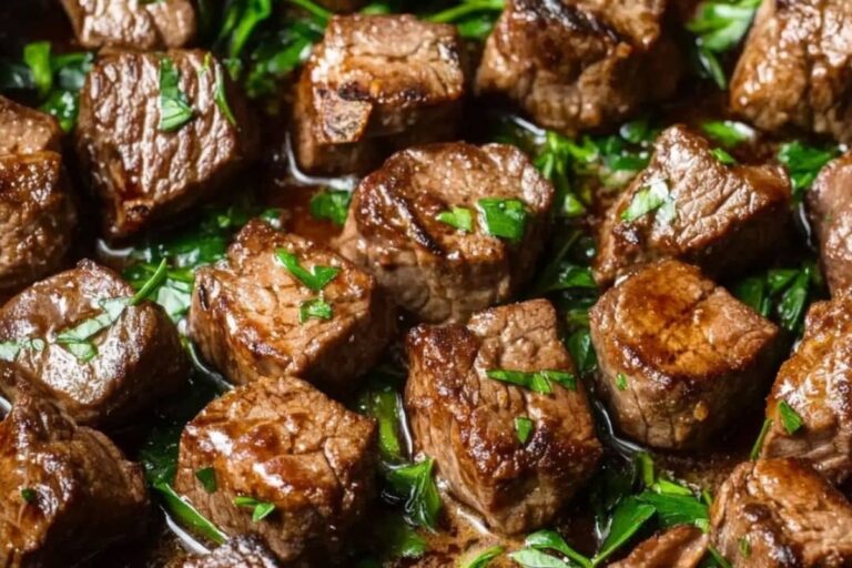 Steak Bites with Garlic Butter Recipe