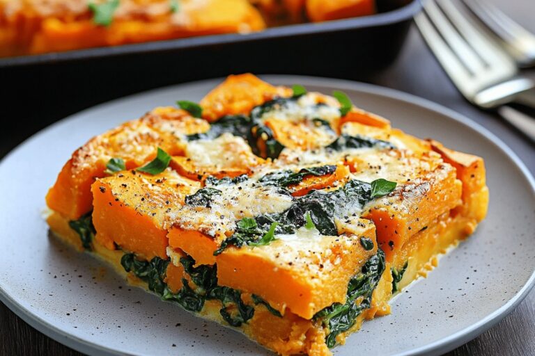 Sweet Potato Spinach Bake Recipe