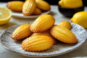 Glazed Lemon Madeleines Recipe