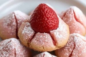Strawberry Bliss Cookies Recipe