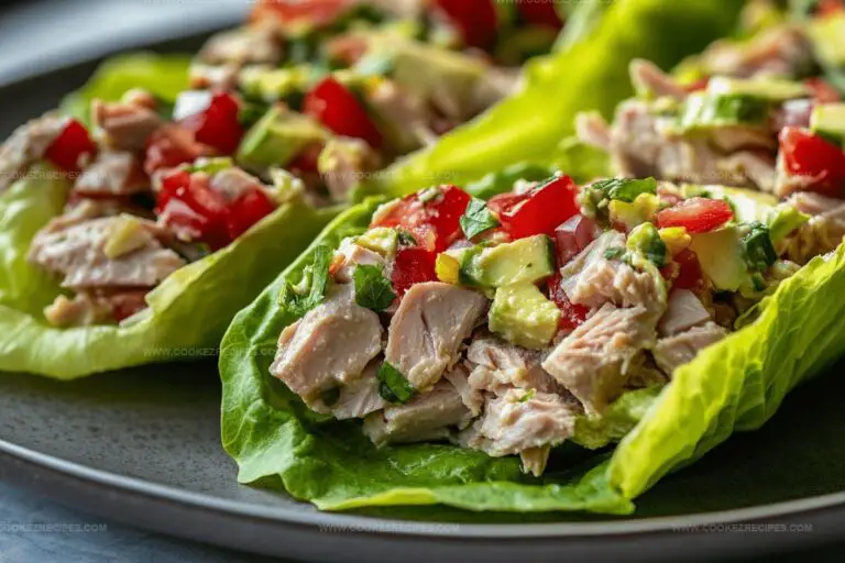 Tuna Salad Lettuce Wraps Recipe