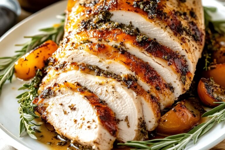 Garlic Herb Smoked Turkey Recipe