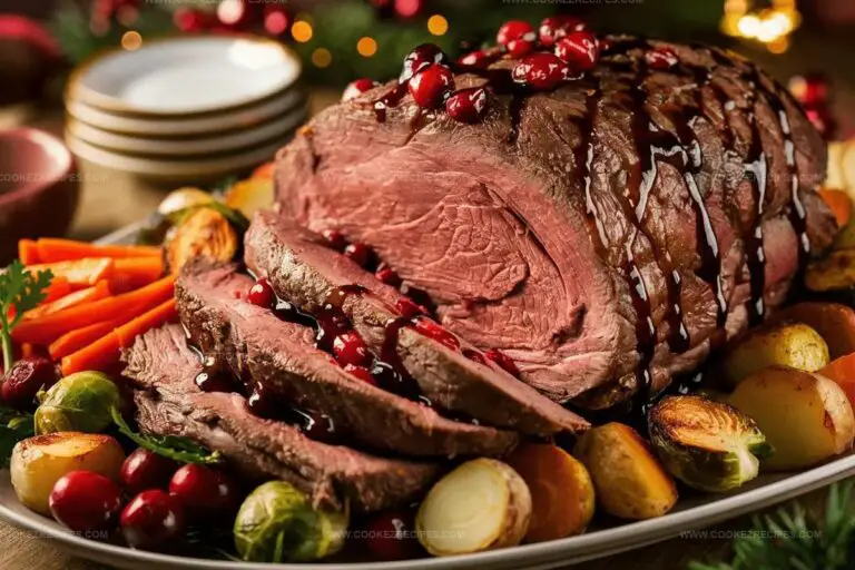 Cranberry Balsamic Roast Beef Recipe