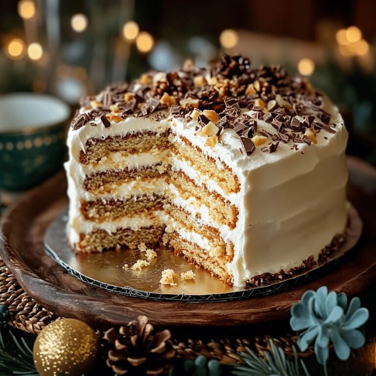 Velvety White German Chocolate Cake Recipe
