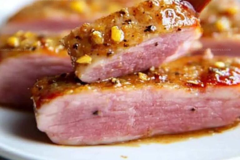 Honey Mustard Ham Steaks Recipe