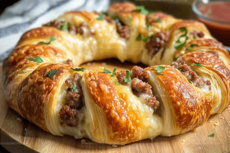 Sausage and Cheese Crescent Ring Recipe