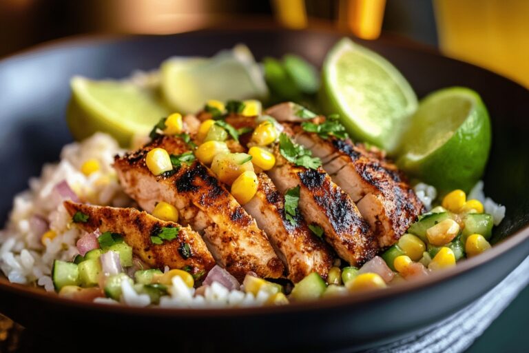Corn Chicken Rice Bowl Recipe