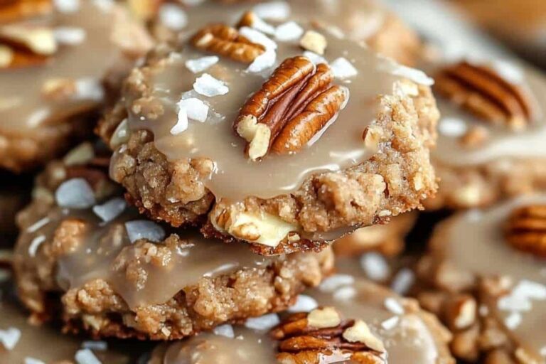 Pecan Coconut Praline Cookies Recipe