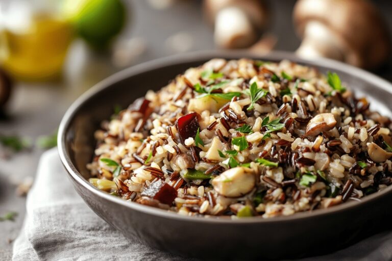 Mushroom Wild Rice Pilaf Recipe