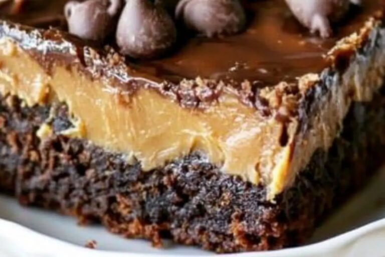 Chocolate Peanut Butter Ooey Gooey Butter Bars Recipe