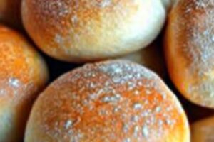 Crusty Chewy French Bread Rolls Recipe
