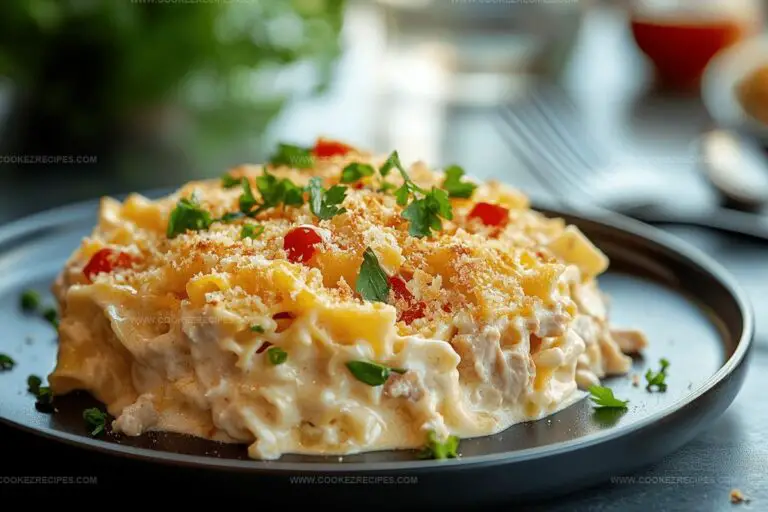 Cheesy Tuna Noodle Casserole Recipe