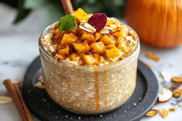 Pumpkin Spice Overnight Oats Recipe