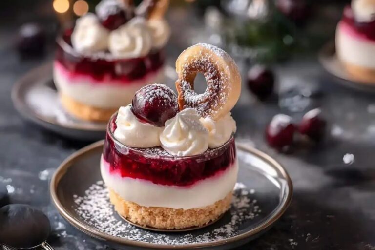 Vanillekipferl Kirsch Dessert Recipe