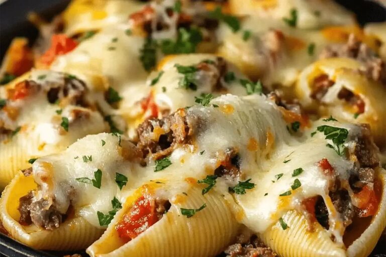 Philly Cheesesteak Stuffed Shells Recipe