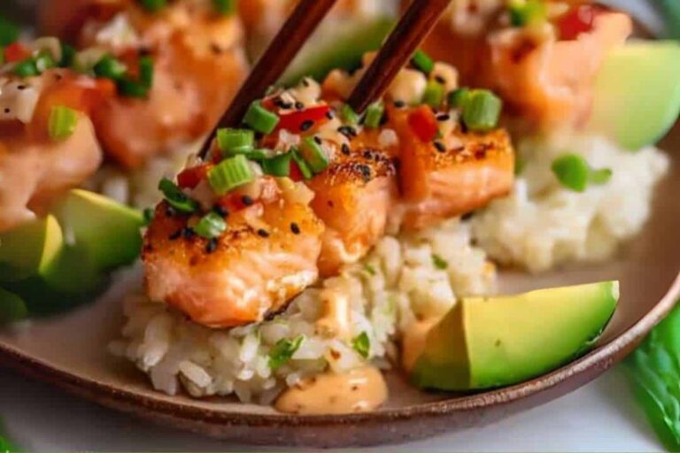 Salmon Crispy Rice Recipe