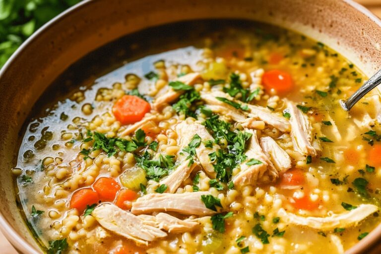 Easy Chicken Pastina Soup Recipe
